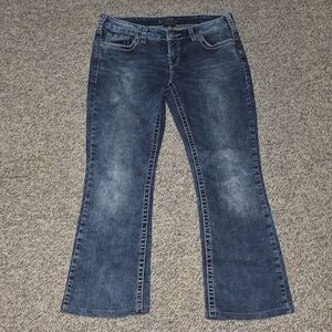 Silver Jeans Dark Blue Flare Women's Jeans